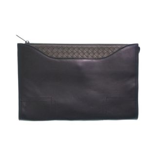 ボッテガヴェネタ(Bottega Veneta)のBOTTEGA VENETA ボッテガベネタ クラッチバッグ - 茶 【古着】【中古】(クラッチバッグ)