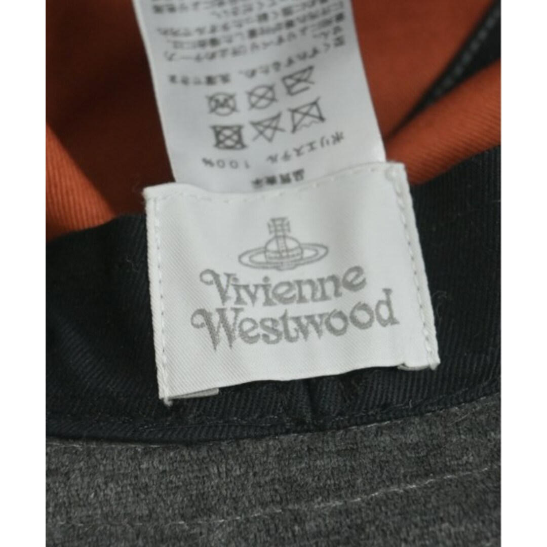 Vivienne Westwood(ヴィヴィアンウエストウッド)のVivienne Westwood ハット - グレー 【古着】【中古】 メンズの帽子(ハット)の商品写真