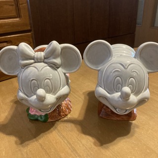 Disney - ディズニーランド　ミッキー＆ミニーのポスト　陶器貯金箱