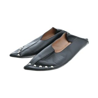 マルニ(Marni)のMARNI シューズ（その他） EU38 1/2(25cm位) 黒xシルバー 【古着】【中古】(その他)