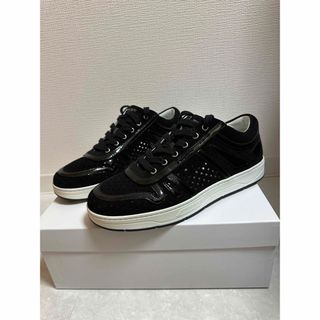 ジミーチュウ(JIMMY CHOO)のジミーチュウ ハワイ スニーカー スエード エナメル 43(スニーカー)