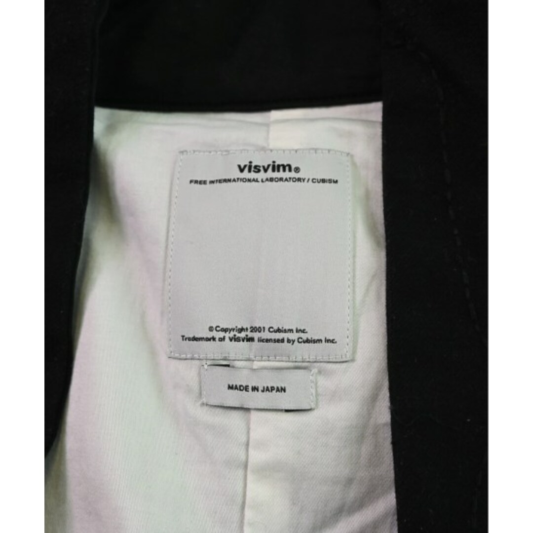 VISVIM(ヴィスヴィム)のvisvim コート（その他） 3(L位) 黒xグレー(ストライプ) 【古着】【中古】 メンズのジャケット/アウター(その他)の商品写真