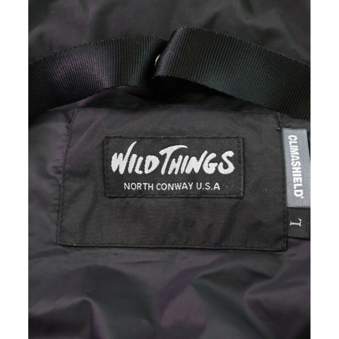 WILDTHINGS(ワイルドシングス)のWILD THINGS ワイルドシングス ダウンコート L 黒 【古着】【中古】 メンズのジャケット/アウター(その他)の商品写真