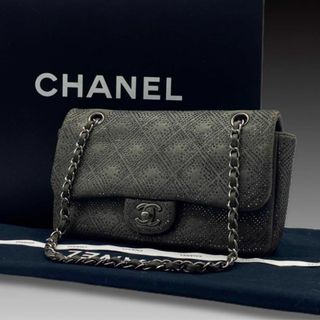 汚れシワベタ付きコーナーCHANEL マトラッセ ココマーク ターンロック チェーン ヴィンテージ ショルダーバッグ エナメル