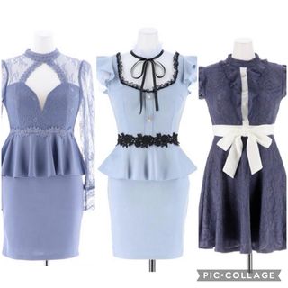 デイジーストア(dazzy store)の【今週末で削除】キャバクラ　ペプラム・リボン　ドレス　dazzy(ナイトドレス)