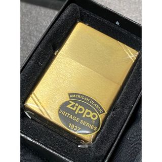 zippo ゴールド 1937レプリカ 両面コーナーカット 1989年製(その他)