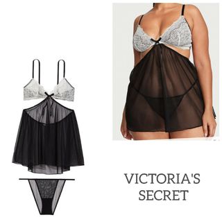 ヴィクトリアズシークレット(Victoria's Secret)の1点限り♡ヴィクトリアシークレット ベビードール S(ブラ&ショーツセット)