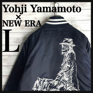 ヨウジヤマモト(Yohji Yamamoto)の8122【限定コラボ】ヨウジヤマモト×ニューエラ☆刺繍ロゴジャケット　入手困難(ブルゾン)