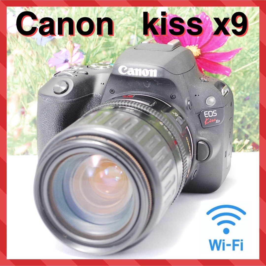 Canon - ❤️wifi転送OK❤️Canon EOS kiss x9 レンズキット❤️の通販