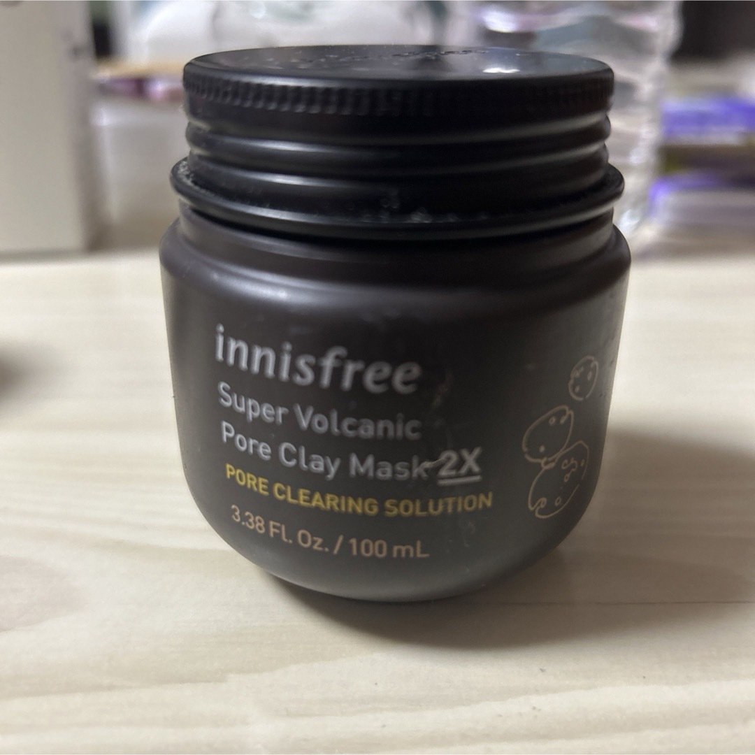 Innisfree(イニスフリー)のイニスフリースーパーヴォルカニックポアクレイマスク2X コスメ/美容のスキンケア/基礎化粧品(パック/フェイスマスク)の商品写真