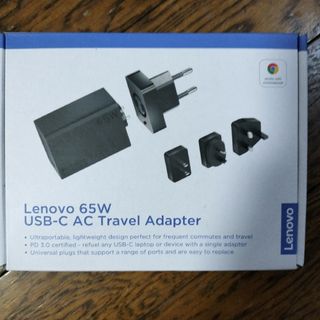 レノボ(Lenovo)のLenovo 65W USB-C AC Travel Adapter(PC周辺機器)