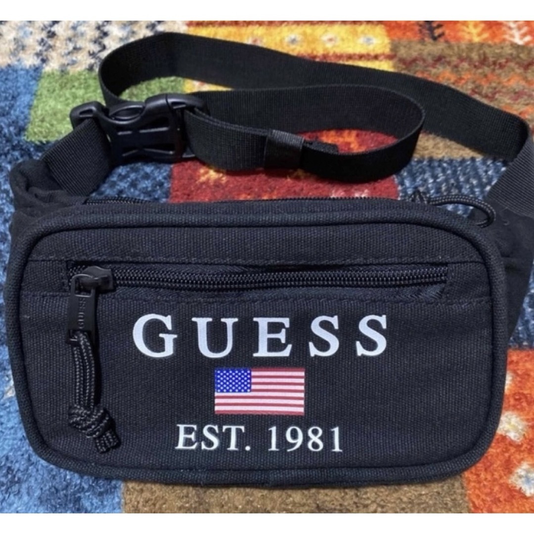 GUESS(ゲス)のGUESS☆ウエスト(ボディー)ポシェット メンズのバッグ(ウエストポーチ)の商品写真