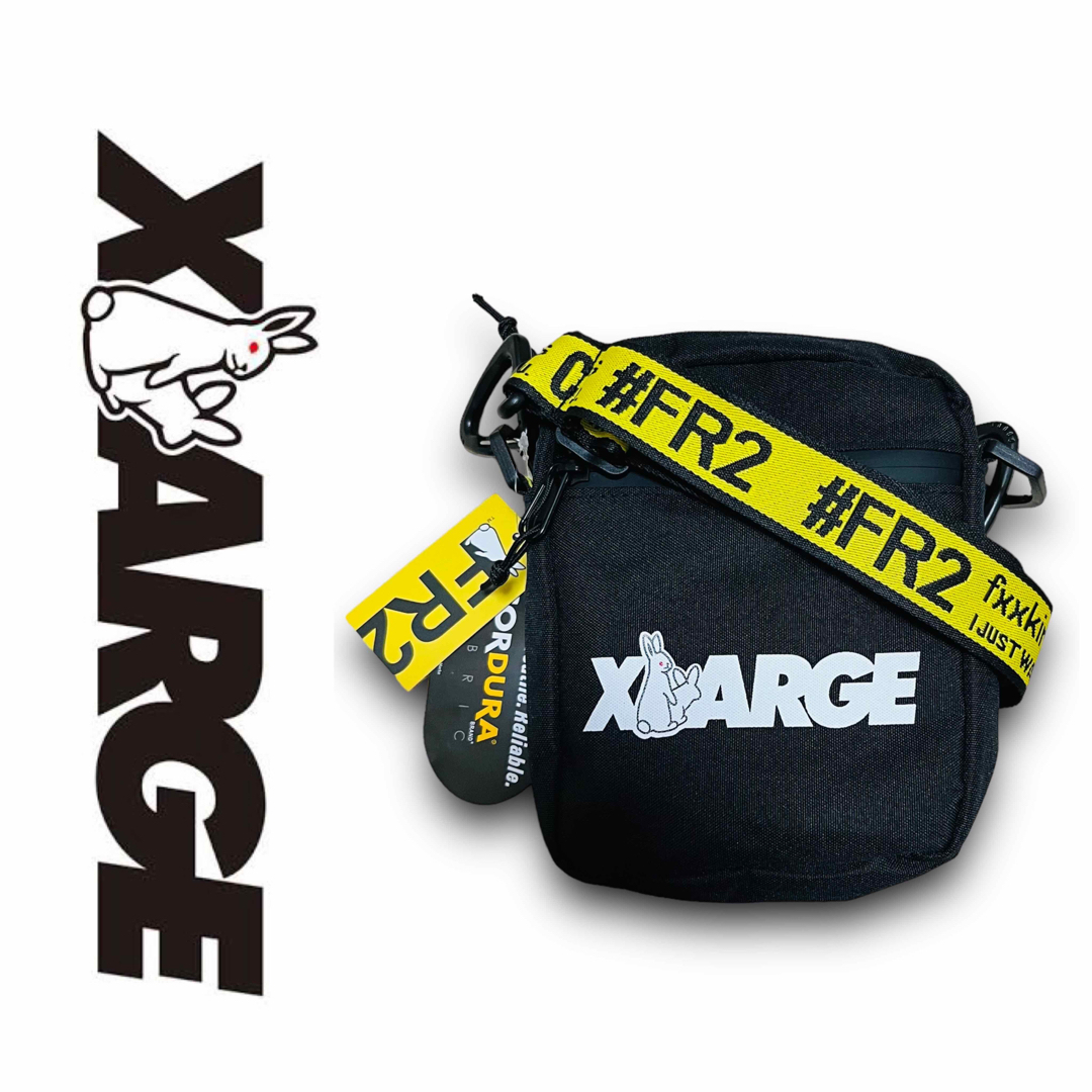 #FR2(エフアールツー)のFR2 ショルダーバッグ  XLARGE ブラック　黒 メンズのバッグ(ショルダーバッグ)の商品写真