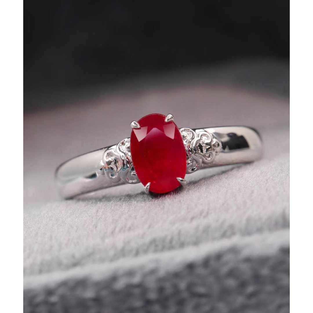 天然 ルビー リング 0.65ct k18 ¥ アクセサリー 天然 ルビー リング 0.65ct k18 ¥ アクセサリー