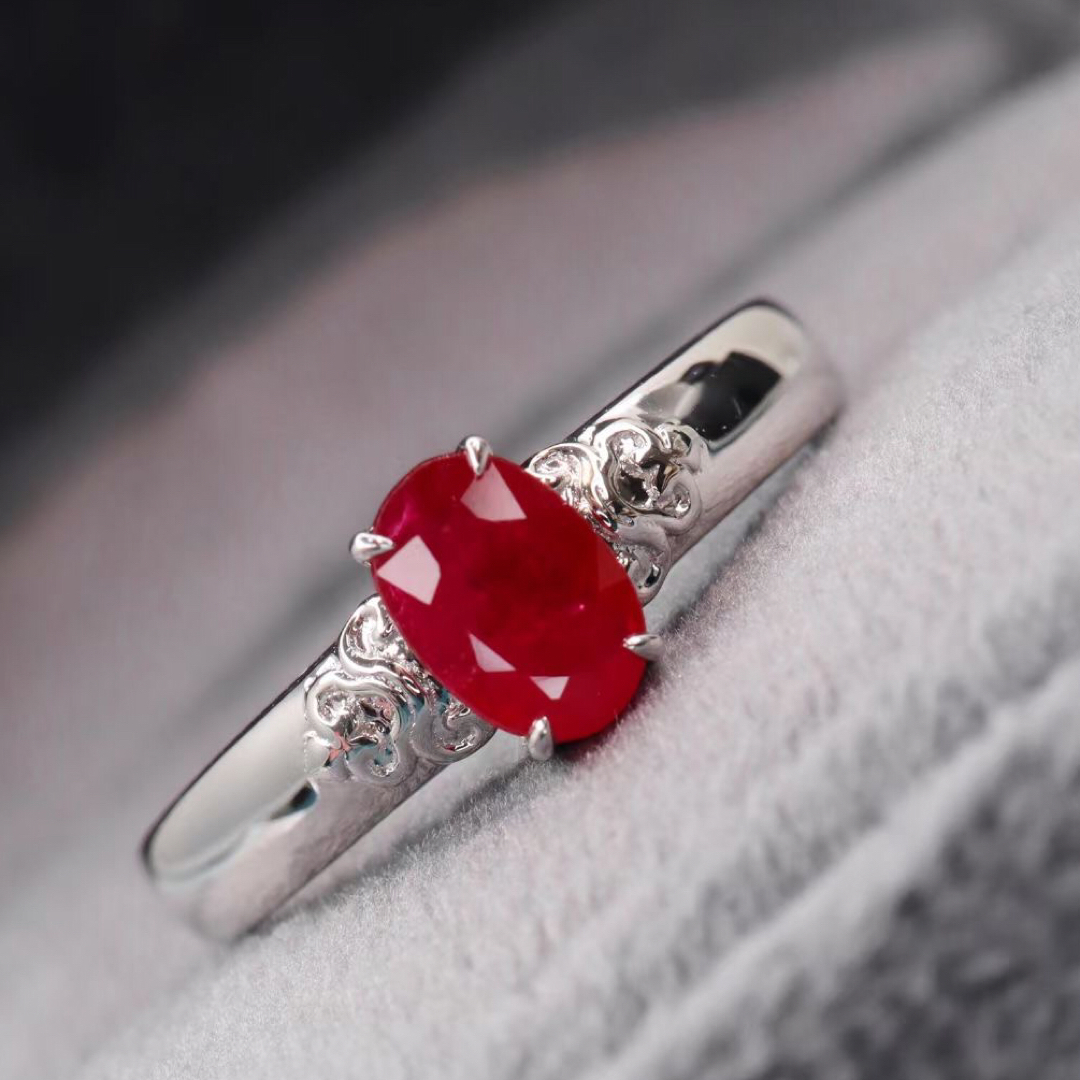 天然 ルビー リング 0.65ct k18 ¥ アクセサリー 天然 ルビー リング 0.65ct k18 ¥ アクセサリー
