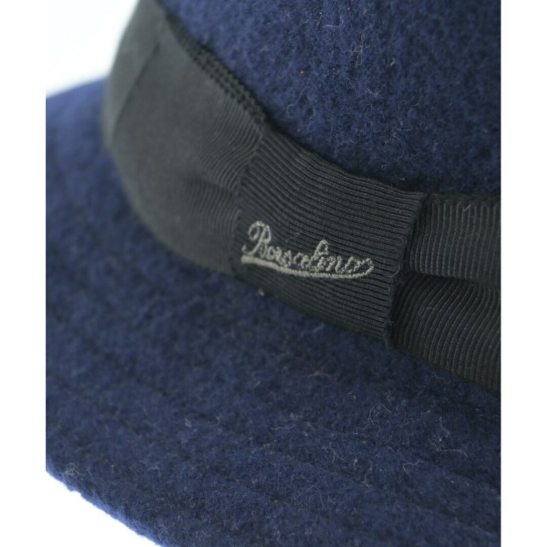 Borsalino(ボルサリーノ)のBorsalino ボルサリーノ ハット 59 紺 【古着】【中古】 メンズの帽子(ハット)の商品写真