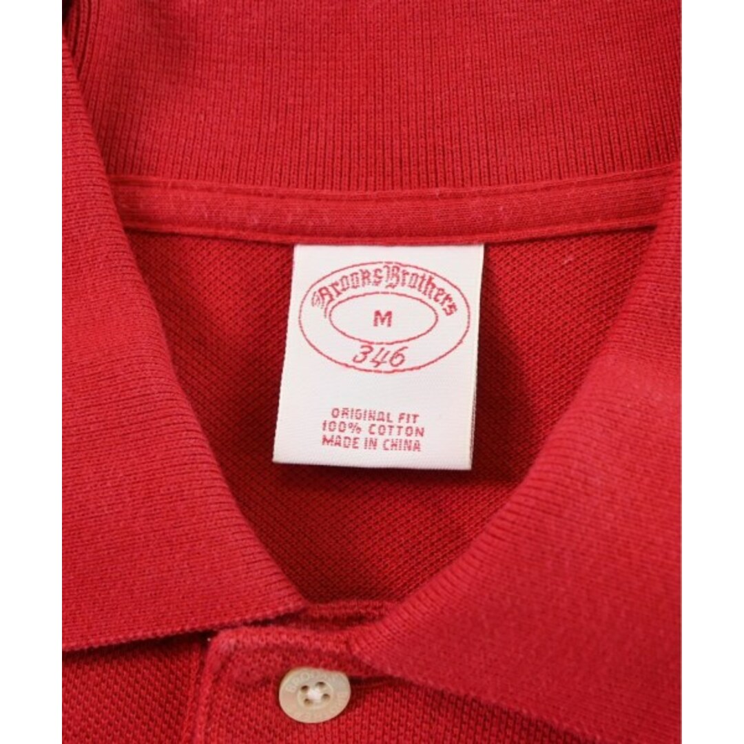 Brooks Brothers(ブルックスブラザース)のBrooks Brothers ブルックスブラザーズ ポロシャツ M 赤 【古着】【中古】 メンズのトップス(ポロシャツ)の商品写真