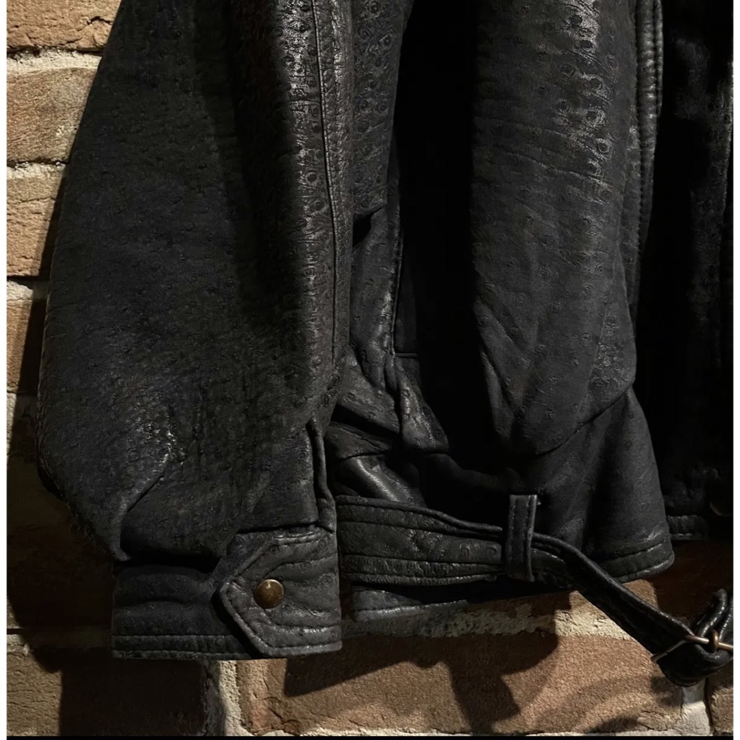 Maison Martin Margiela(マルタンマルジェラ)のVintage Dolman Sleeve Leather Jacket メンズのジャケット/アウター(レザージャケット)の商品写真