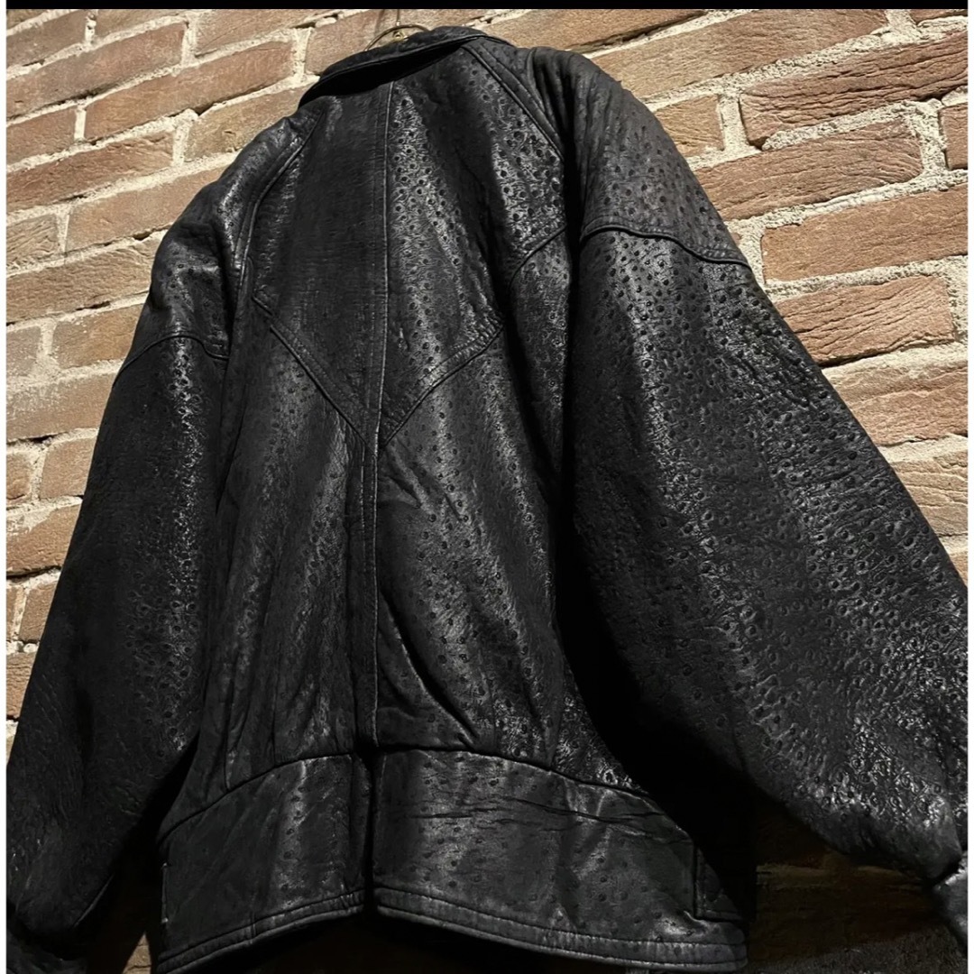 Maison Martin Margiela(マルタンマルジェラ)のVintage Dolman Sleeve Leather Jacket メンズのジャケット/アウター(レザージャケット)の商品写真