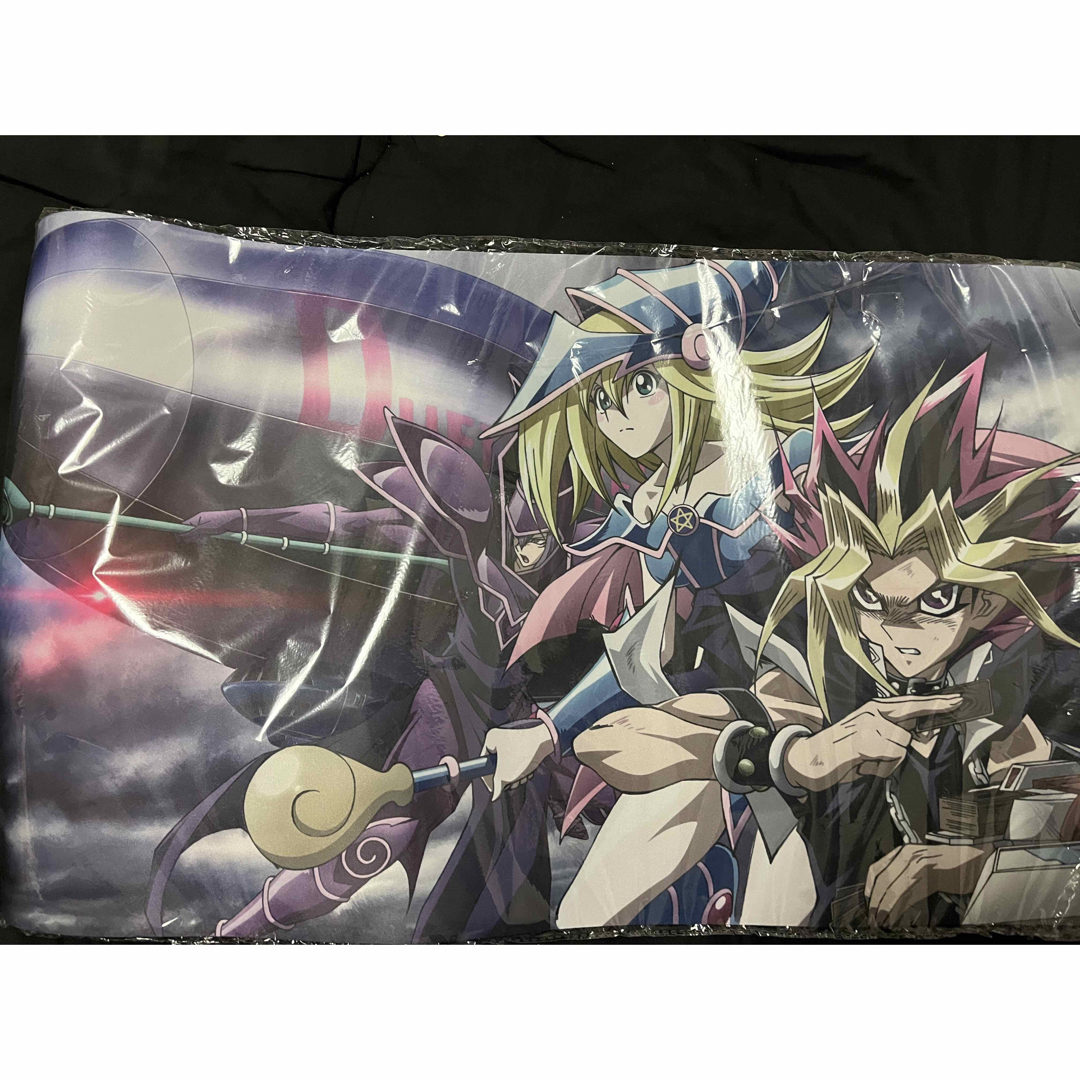 遊戯王(ユウギオウ)の遊戯王 プレイマット 武藤遊戯 闇遊戯 ブラックマジシャンガール エンタメ/ホビーのトレーディングカード(カードサプライ/アクセサリ)の商品写真