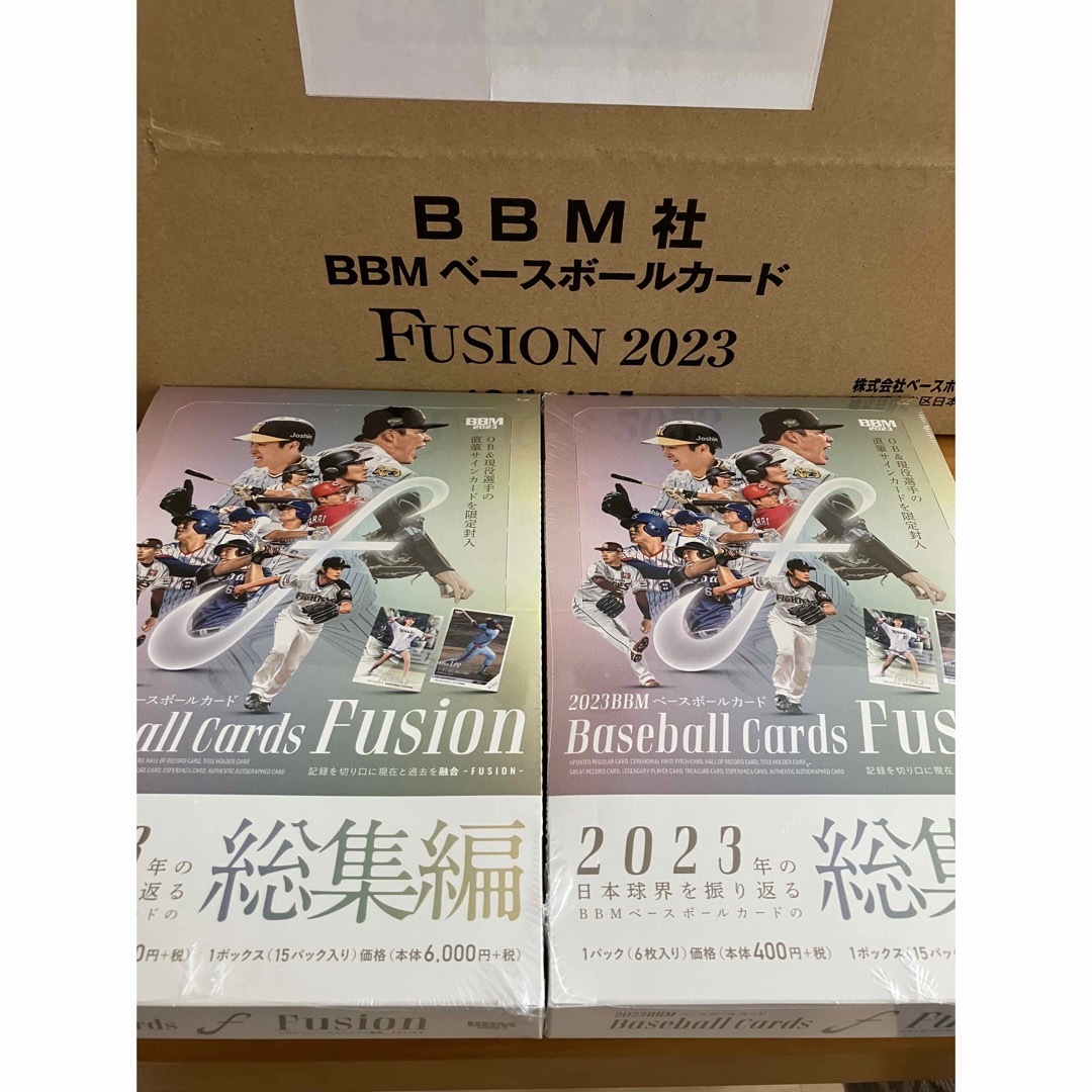 簡易包装となりますBBM 2023 FUSION 未開封BOX 未開封ボックス