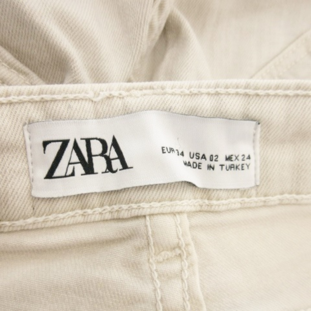 ZARA(ザラ)のザラ パンツ デニム スキニー ストレッチ クラッシュ加工 34 グレー レディースのパンツ(デニム/ジーンズ)の商品写真