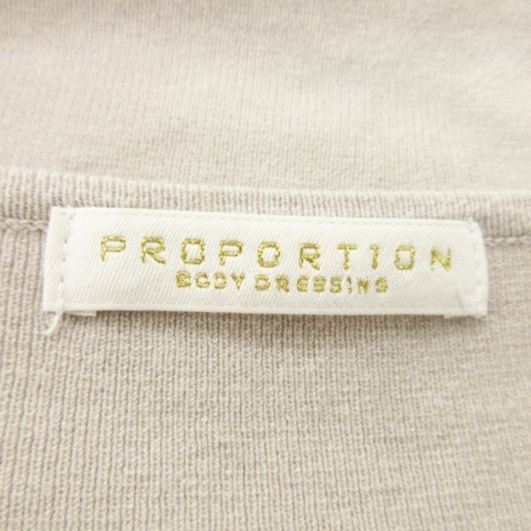 PROPORTION BODY DRESSING(プロポーションボディドレッシング)のプロポーションボディドレッシング カーディガン ニット レース 刺繍 F グレー レディースのトップス(カーディガン)の商品写真