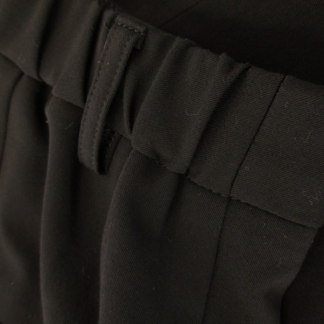 INED(イネド)のイネド パンツ スラックス テーパード アンクル バックゴム 通勤 9 黒 レディースのパンツ(その他)の商品写真