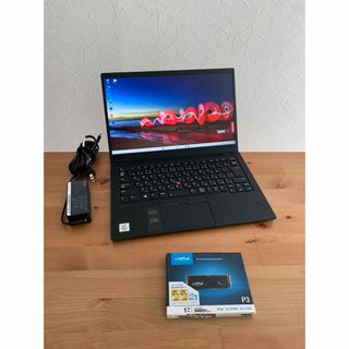 レノボ(Lenovo)のThinkpad X1 carbon i7-10th 16G 1T 覗き防止液晶(ノートPC)