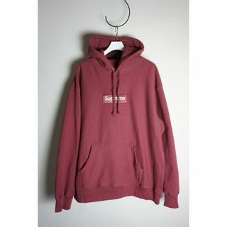 60センチ肩幅SUPREME シュプリーム 17AW Blocked Hooded Sweatshirt ブロックロゴプルオーバーパーカー フーディー ブラック/ホワイト