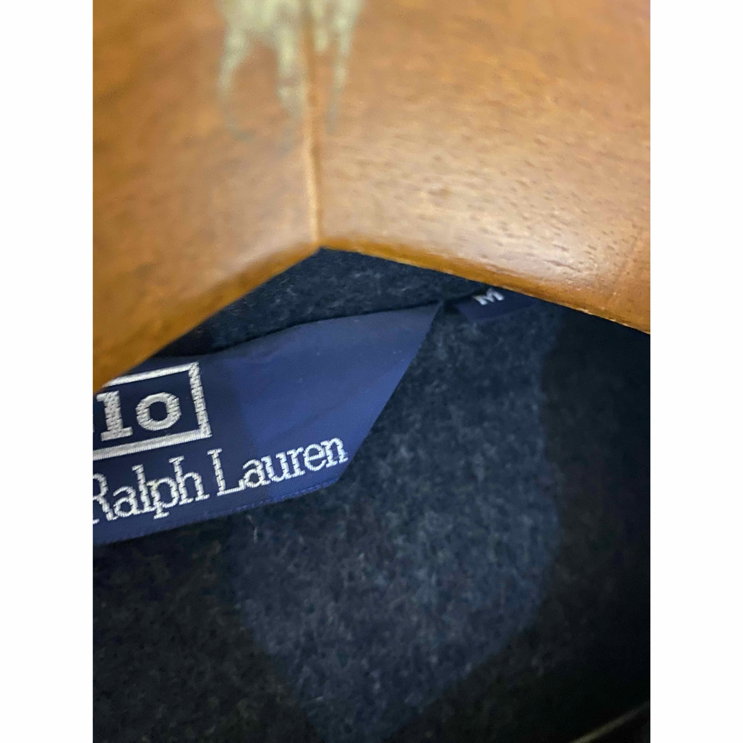 POLO RALPH LAUREN(ポロラルフローレン)のラルフローレン ロングダッフルコート チャコールグレー M メンズのジャケット/アウター(ダッフルコート)の商品写真