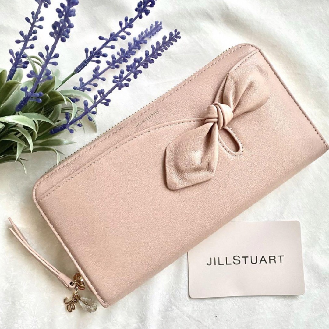 JILLSTUART(ジルスチュアート)の【新品】ジルスチュアート アンティーク ラウンドファスナー 長財布 ピンク レディースのファッション小物(財布)の商品写真