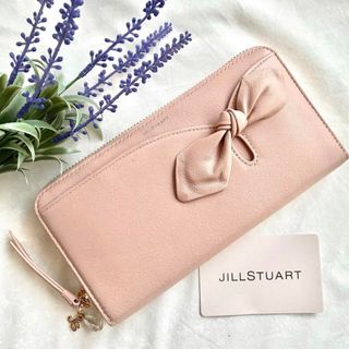 ジルスチュアート(JILLSTUART)の【新品】ジルスチュアート アンティーク ラウンドファスナー 長財布 ピンク(財布)