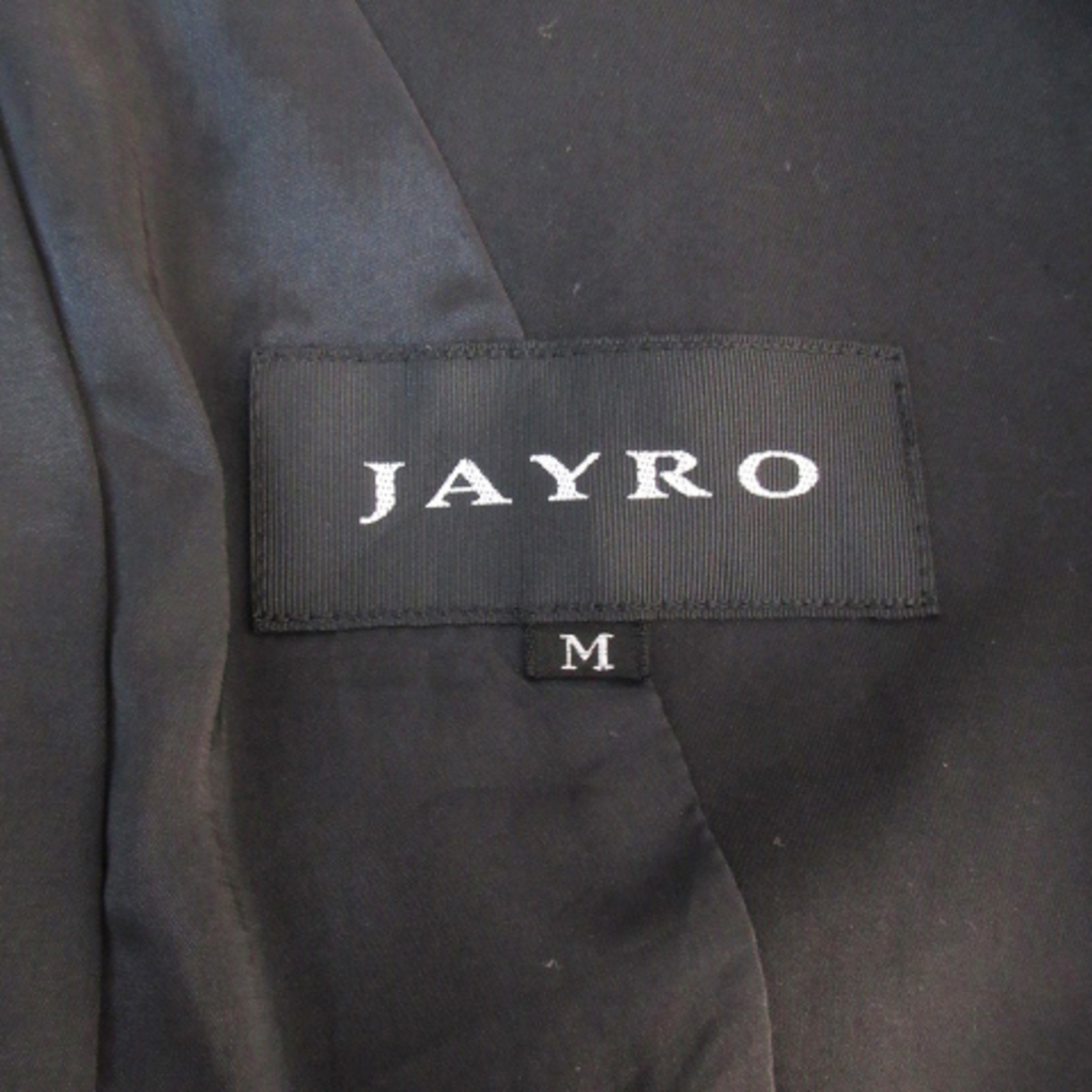 JAYRO(ジャイロ)のジャイロ テーラードジャケット ミドル丈 総裏地 シングルボタン M 黒 レディースのジャケット/アウター(その他)の商品写真