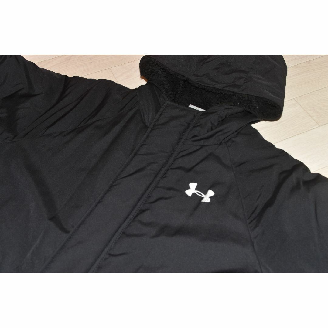 UNDER ARMOUR(アンダーアーマー)のアンダーアーマー ロング ボア ベンチコート　YXL キッズ/ベビー/マタニティのキッズ服男の子用(90cm~)(コート)の商品写真