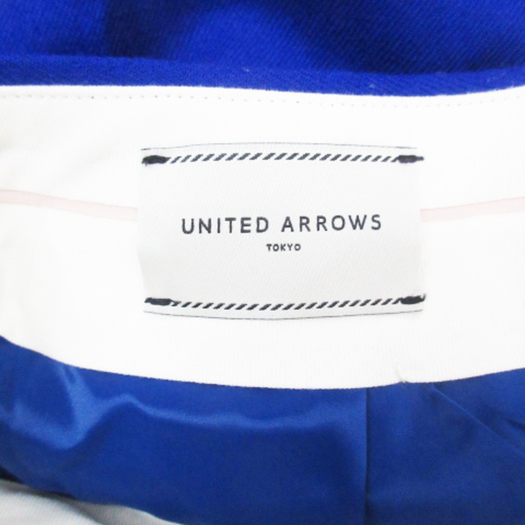 UNITED ARROWS(ユナイテッドアローズ)のユナイテッドアローズ スラックスパンツ テーパードパンツ ロング丈 34 青 レディースのパンツ(その他)の商品写真