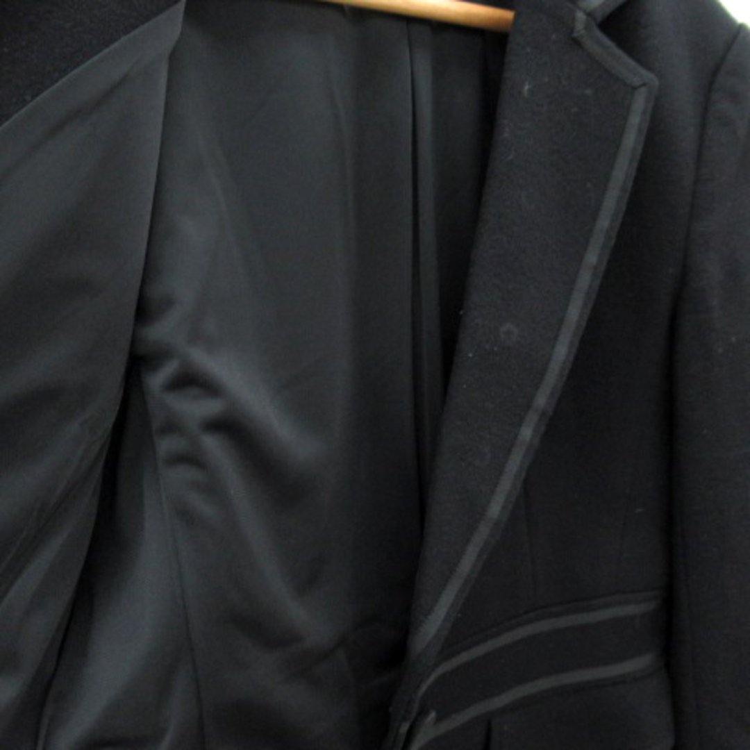 NATURAL BEAUTY(ナチュラルビューティー)のナチュラルビューティー テーラードジャケット シングルボタン ウール 40 黒 レディースのジャケット/アウター(その他)の商品写真