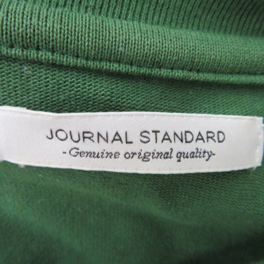 JOURNAL STANDARD(ジャーナルスタンダード)のジャーナルスタンダード カットソー ラウンドネック マルチボーダー柄 M 緑 メンズのトップス(Tシャツ/カットソー(七分/長袖))の商品写真