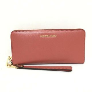 マイケルコース(Michael Kors)のマイケルコース 長財布 - レッド レザー(財布)