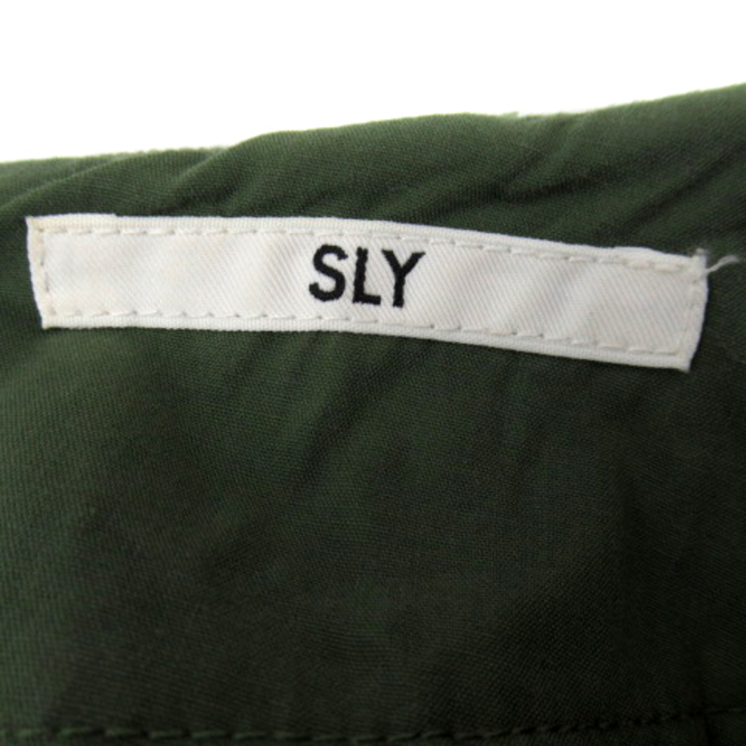 SLY(スライ)のスライ SLY タイトスカート ロング丈 無地 スリット 2 カーキ /SY2 レディースのスカート(ロングスカート)の商品写真