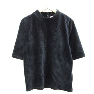 マウジー(moussy)のマウジー カットソー 五分袖 オフネック コーデュロイ F ブラック 黒(その他)