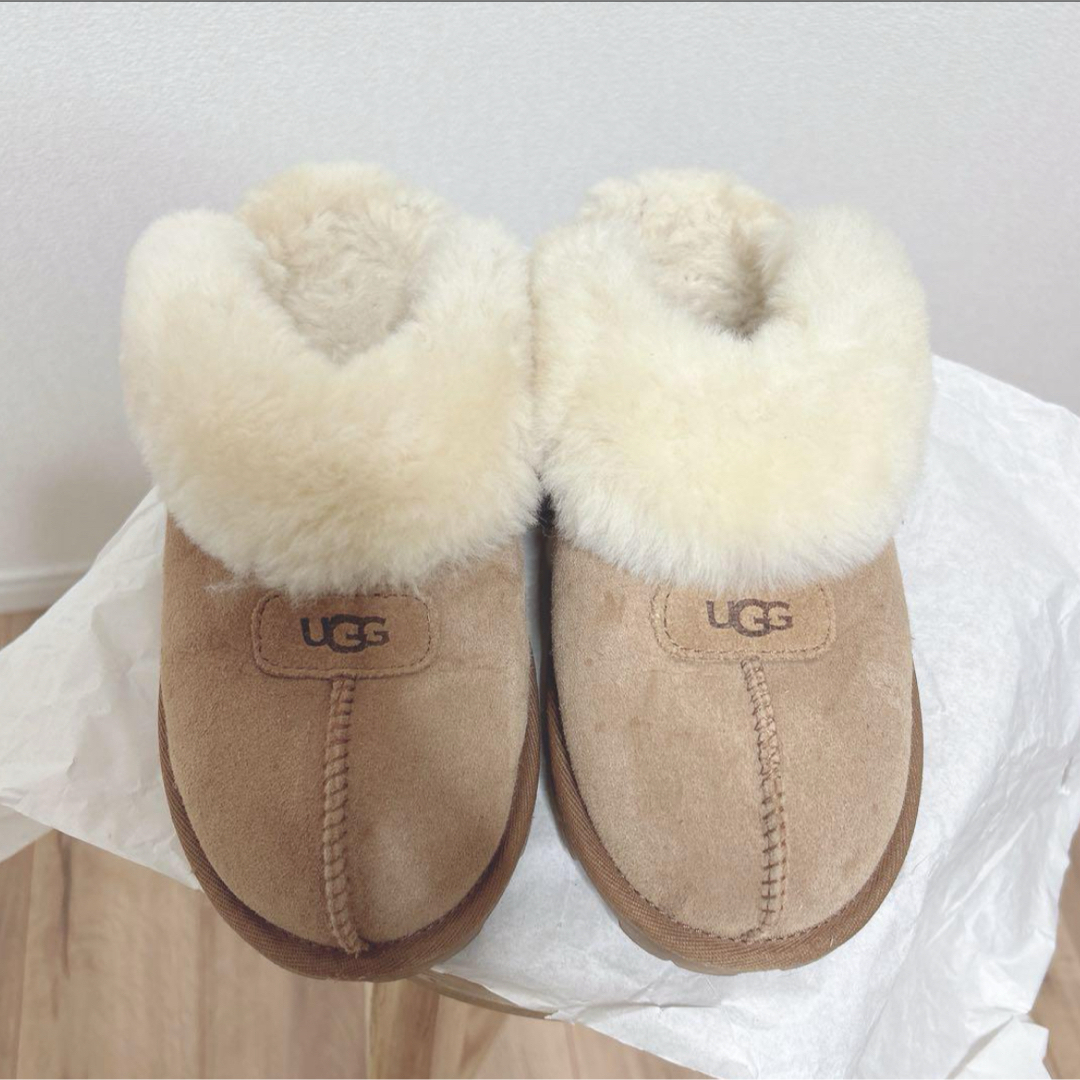 UGG アグ コケット ボア　サンダル　ムートン　ブーツ　スリッポン