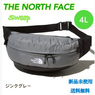 ザノースフェイス(THE NORTH FACE)のノースフェイス スウィープ ジンクグレー 4L 新品 タグ付き(ボディーバッグ)