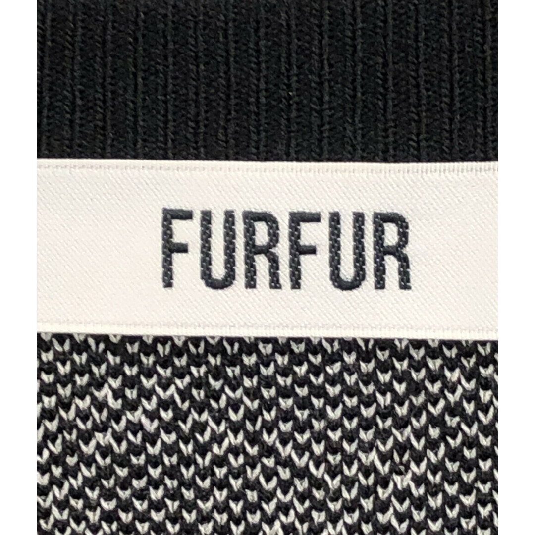 fur fur(ファーファー)の美品 ファーファー furfur 袖切替えカーディガン    レディース F レディースのトップス(カーディガン)の商品写真