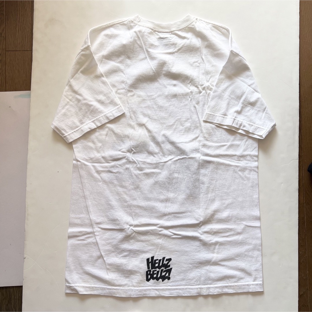 IN4MATION(インフォメーション)のHELLZ BELLZ x IN4MATION コラボTシャツ　Lサイズ メンズのトップス(Tシャツ/カットソー(半袖/袖なし))の商品写真