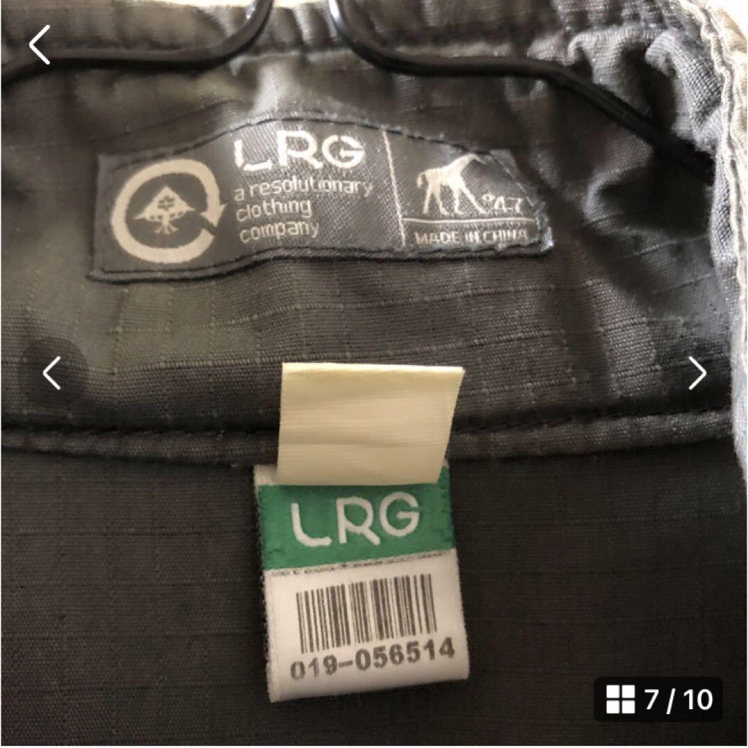 LRG(エルアールジー)のLRGフルジップシャツ　L メンズのトップス(シャツ)の商品写真