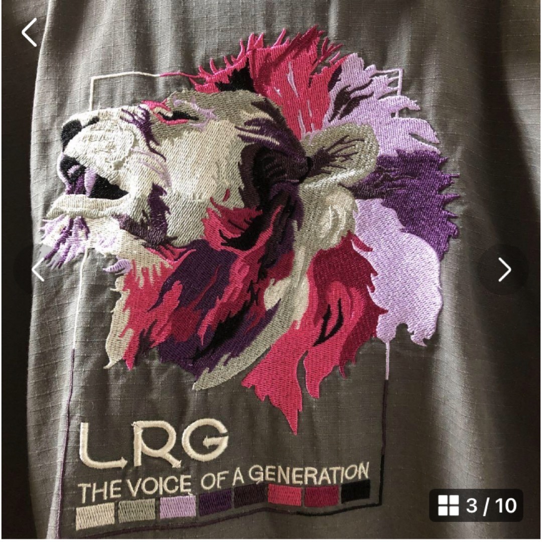 LRG(エルアールジー)のLRGフルジップシャツ　L メンズのトップス(シャツ)の商品写真