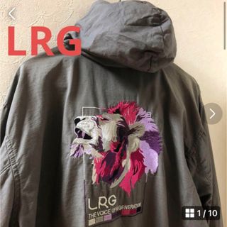 エルアールジー(LRG)のLRGフルジップシャツ　L(シャツ)