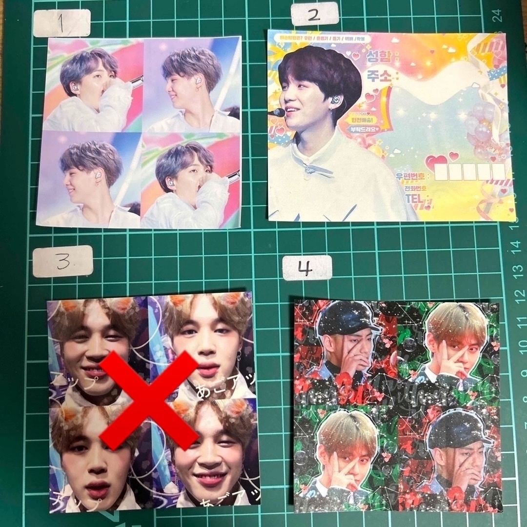 BTS 韓国製作者様 ステッカー ④ BTS 韓国製作者様 ステッカー ④