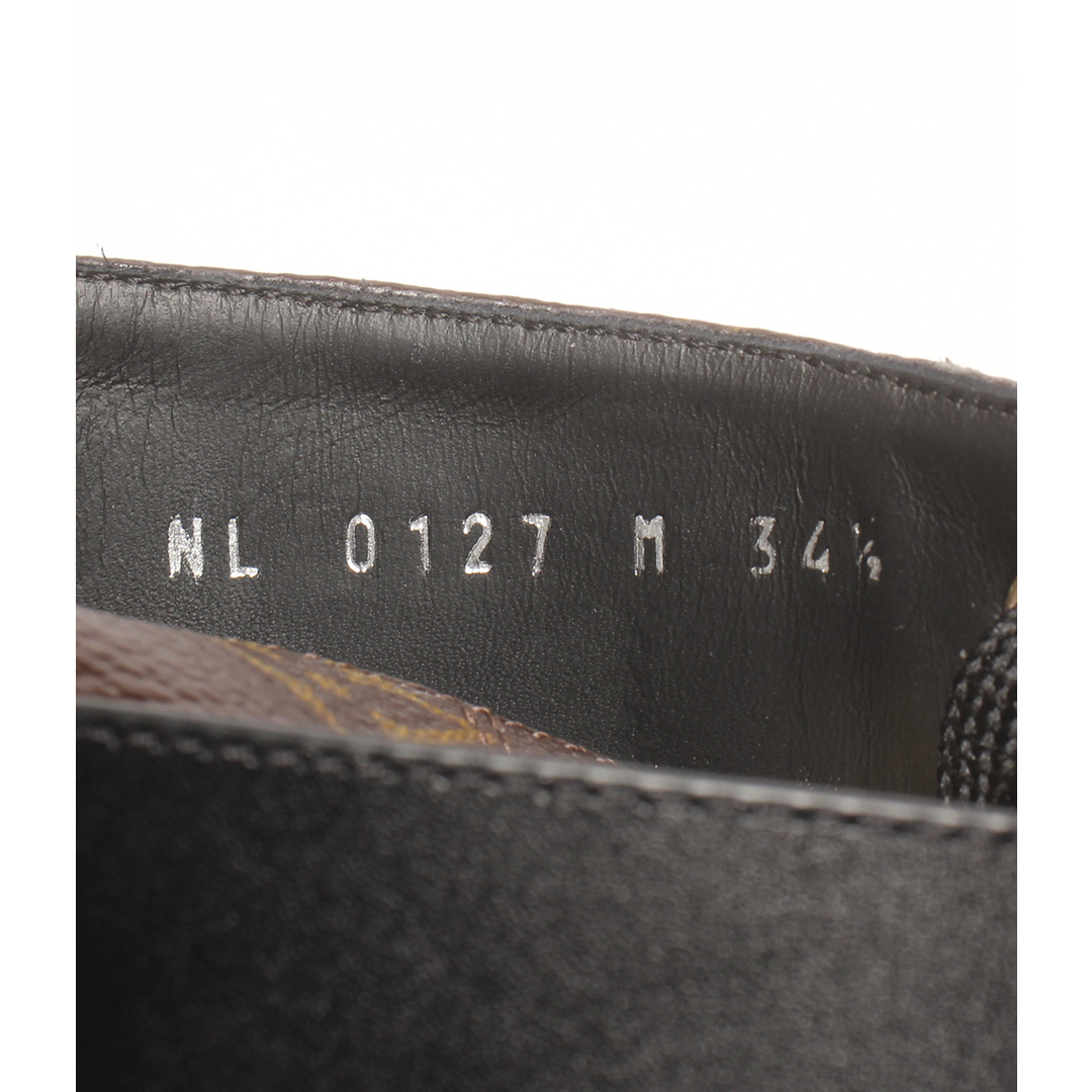 LOUIS VUITTON(ルイヴィトン)の美品 ルイヴィトン アンクルブーツ ショートブーツ レディース 34 1/2 レディースの靴/シューズ(ブーツ)の商品写真